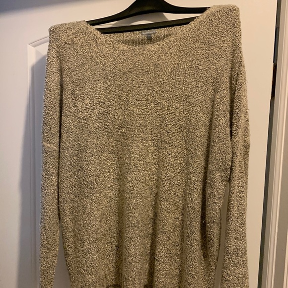Charlotte Russe Grey oversized sweater/shirt - Picture 1 of 2